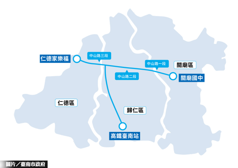 台南捷運藍線路網曝光 串聯舊市區、高鐵站