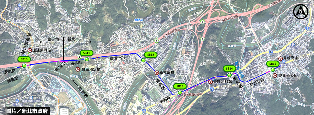 捷運汐東線綜規 通過交通部審核