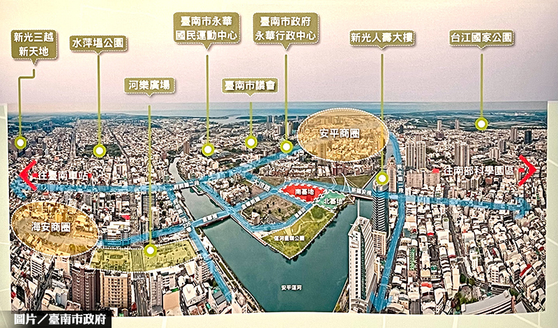 南市推運河星鑽計劃 啟動地上權招商